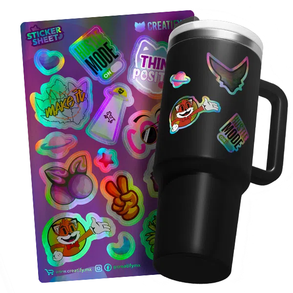 Sticker Sheets Holográficas