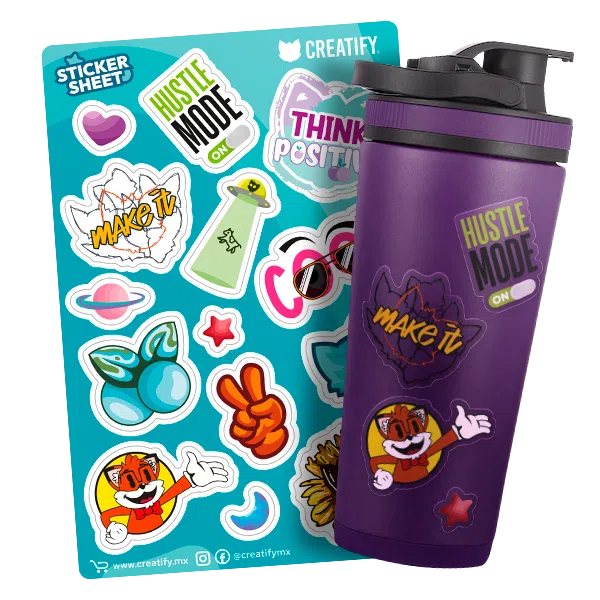 Sticker sheets transparentes