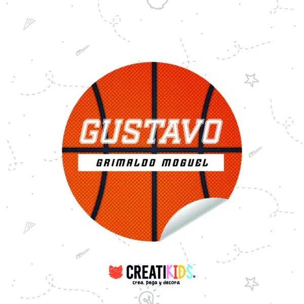 Etiquetas Personalizadas Basket Ball