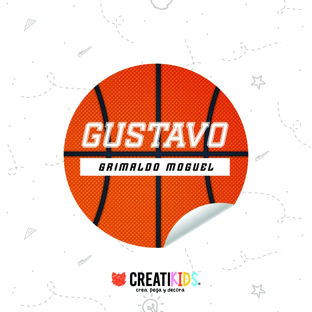 Etiquetas Personalizadas Basket Ball